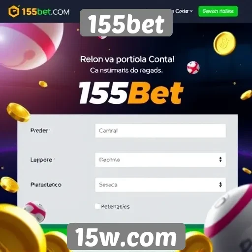 Como criar uma conta no site 155bet
