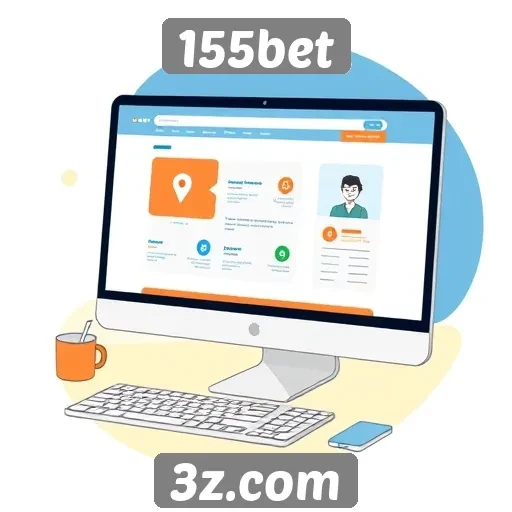 Usabilidade e design do site 155bet